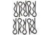 Axial 6mm Body clip (Black) (10)