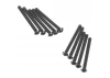 Axial M3x30mm Hex Socket Button Head (Black) (10)