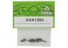 Axial M2.5x12mm Hex Socket Tapping Flat Head (Black) (10)