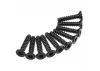 Axial M2.5x12mm Hex Socket Tapping Flat Head (Black) (10)