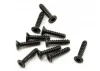 Axial M2.5x12mm Hex Socket Tapping Flat Head (Black) (10)