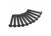 Axial M3x18mm Hex Socket Tapping Button Head (Black) (10)