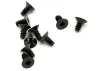 Axial M3x6mm Hex Socket Tapping Flat Head (Black) (10)