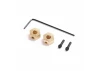 Hex Hub - Brass (2): SCX24 - AX24