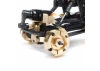 Hex Hub - Brass (2): SCX24 - AX24