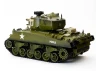 Brother RC Tank 1:18 Usa M4A3 Sherman Green