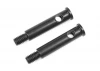 Corally Front Wheel Axle Fsx-10 - Steel - 2 Pcs