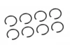 Corally C-Clips 7mm - Steel - 8 Pcs