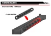 Corally Chassis Brace - Front - Composite - 1 PC