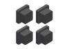 Corally Bushings Set - 0 Deg - Composite - 1 Set