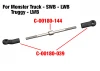 Corally Turnbuckle - M4 - 92mm - Steel - 2 Pcs