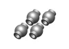 Corally Ball 6.8mm - Steel - 4 Pcs