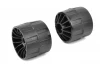 Corally Wheelie Bar Wheels - Composite - 2 Pcs