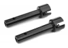 Corally Drive Axle - Rear - Wide Hub - Steel - 2 Pcs