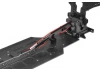 Corally Chassis Brace V2 Rear Swiss 7075 T6 Hard Black Truck