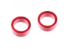 Corally HDA Suspension Arm Ins Ert Inner Aluminium Red 2 Pcs