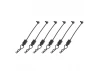 Corally Body Clip Retainer W/Body Clip Black (6)