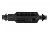 Corally Chassis Lwb Swiss 7075 T6 3mm Hard Black