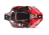 Corally Polycarbonate Body Asuga Xlr Painted Red Cut 1 PC