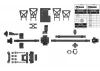 Corally Xtreme Chassis Brace Kit - Fits All TC 1:8 MT Cars