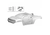 Corally Polycarbonate Body Punisher Xd Clear/Cut + Decals