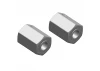 Corally Wheel Hex Adapter - Front - Aluminium - 2 Pcs