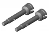 Corally Wheel Shaft - Rear - Steel - 2 Pcs