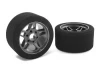Corally Attack Foam Tires 1:8 Circuit 32Shore Fr Carbon 69mm