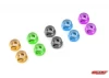 Corally Aluminium Nylstop Nut M2 Green 10 Pcs