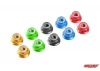 Corally Aluminium Nylsto P Nut M5 Flanged Purple 10