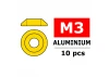 Corally Aluminium Washer For M3 Button Head Screws O