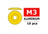 Corally Aluminium Washer For M3 Button Head Screws O