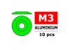 Corally Aluminium Washer For M3 Button Head Screws O
