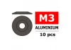 Corally Aluminium Washer For M3 Button Head Screws O