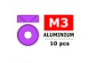 Corally Aluminium Washer For M3 Flat Head Screws Od=