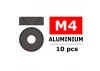 Corally Aluminium Washer For M4 Flat Head Screws Od=