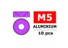 Corally Aluminium Washer For M5 Flat Head Screws Od=