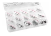 Corally Shim Ring Set Steel 15 Sizes 375Pcs