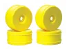 Centro 1:8 Dished Buggy Wheels Set Of 4 - Yellow