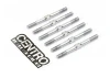Centro RC10B7 Titanium Turnbuckle Set (6Pc) - Silver