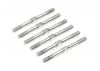 Centro RC10B7 Titanium Turnbuckle Set (6Pc) - Silver