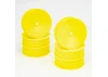 Centro 1:10 Dished Buggy Front 2WD Slim Flex Wheel - 3 Pairs (Yellow)