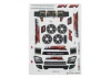 Carisma GT24R Rally Car Decal Sheet