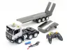 HuiNa 1:24 9ch RC Truck and Platform Trailer