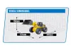 HuiNa 1:18 Wheeled Loader Truck With Die Cast Bucket (9 Ch)