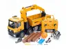 HuiNa 1:14 RC Timber Grab 8 Wheeler Dump Truck