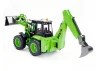 HuiNa 1:14 Backhoe Excavator Tractor - 9 Channel