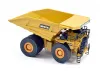 HuiNa 1/40 Diecast Dump Truck Static Model