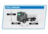 HuiNa RC Kabolite 1:14 6X6 Dump Tipper Truck RTR Silver
