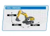 HuiNa Kabolite 1:18 Full Alloy 23ch Excavator
